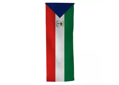 Oriflamme Guinée Équatoriale en maille polyester prête à poser