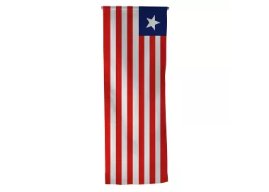 Oriflamme Liberia en maille polyester avec traverse