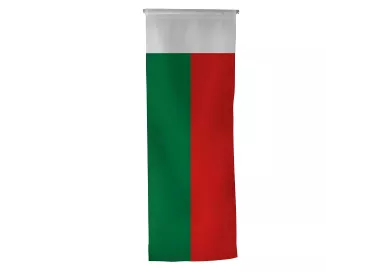 Oriflamme Madagascar en maille polyester avec traverse