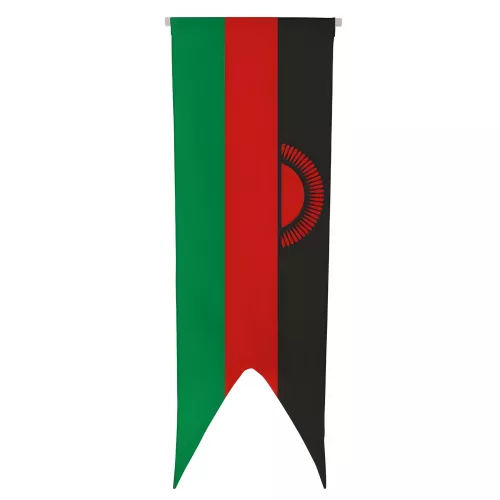 Oriflamme Malawi en maille polyester avec traverse