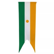 Oriflamme Niger en maille polyester avec traverse