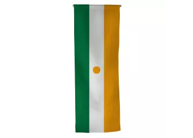 Oriflamme Niger en maille polyester avec traverse