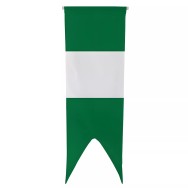 Oriflamme Nigeria en maille polyester avec traverse bois