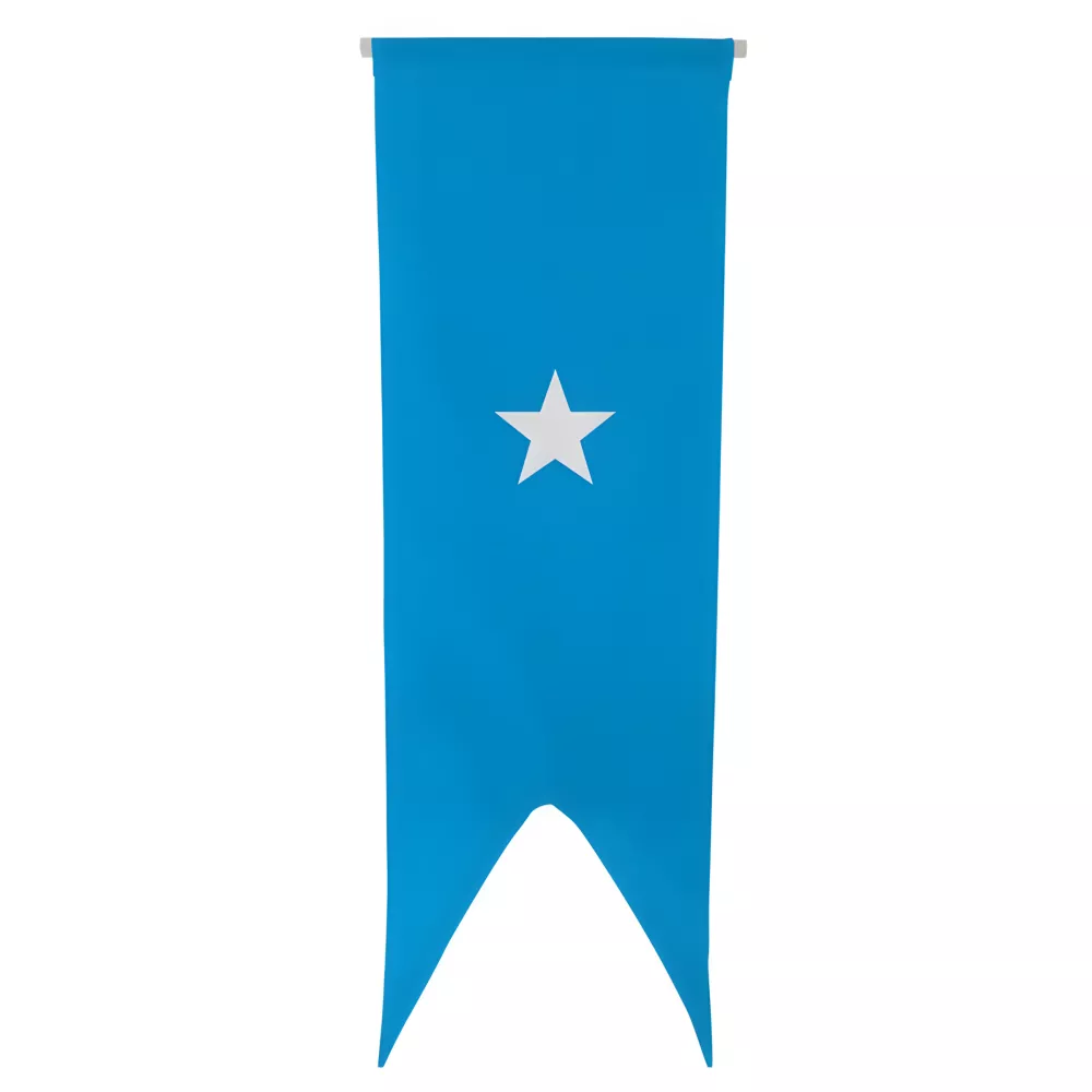 Oriflamme Somalie en maille polyester avec traverse