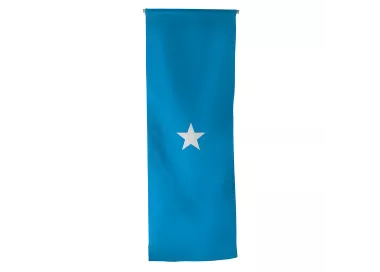 Oriflamme Somalie en maille polyester avec traverse