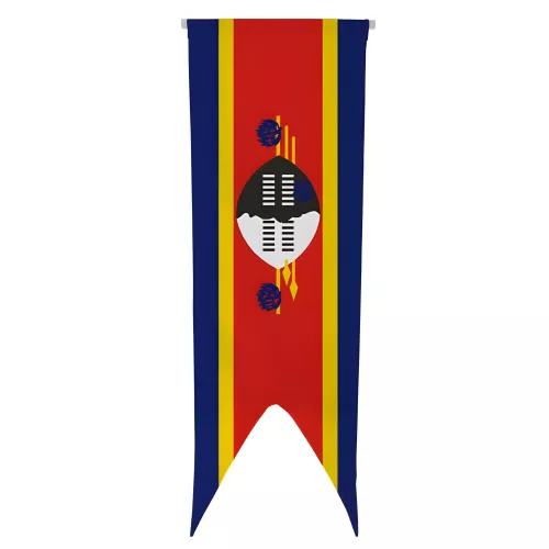 Oriflamme Swaziland en maille polyester avec traverse