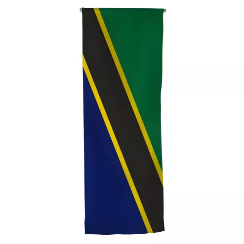 Oriflamme Tanzanie en maille polyester avec traverse