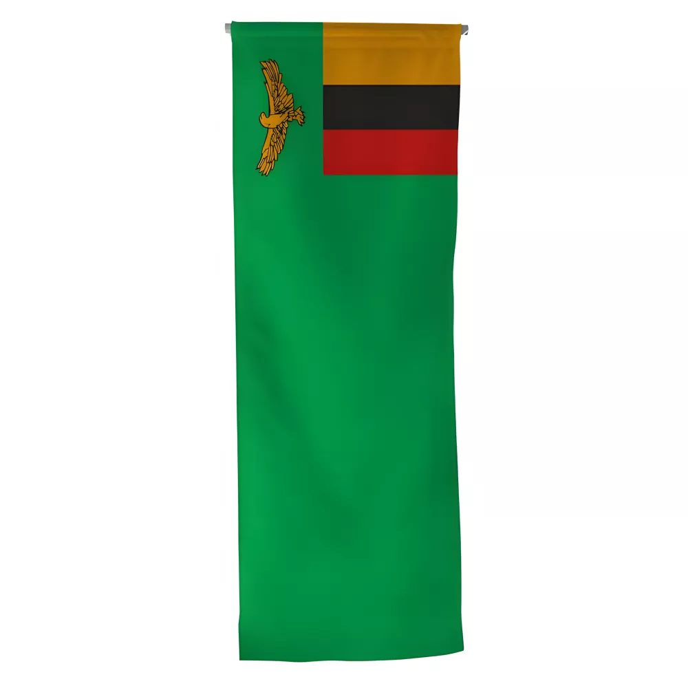 Oriflamme Zambie en maille polyester avec traverse Oriflamme Zambie en maille polyester avec traverse