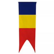 Oriflamme Tchad en maille polyester avec traverse
