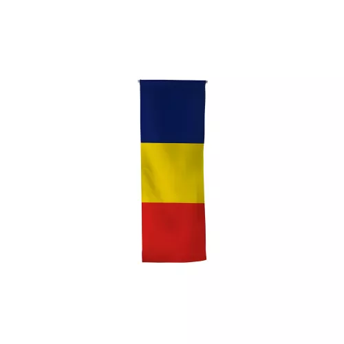 Oriflamme Tchad en maille polyester avec traverse