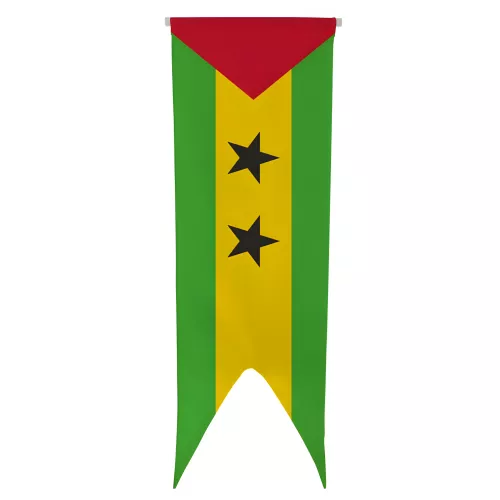 Oriflamme Sao Tomé et Principe en maille polyester
