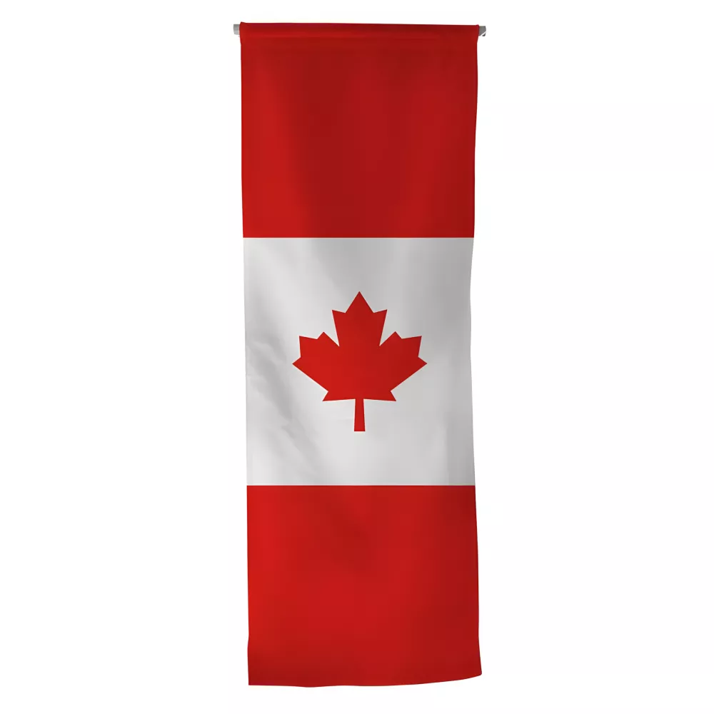 Oriflamme Canada 40 x 120 cm en maille polyester Oriflamme Canada 40 x 120 cm en maille polyester