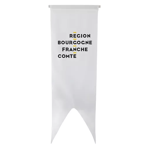 Oriflamme région Bourgogne-Franche-Comté en maille polyester
