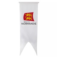 Oriflamme région Normandie en maille polyester verticale