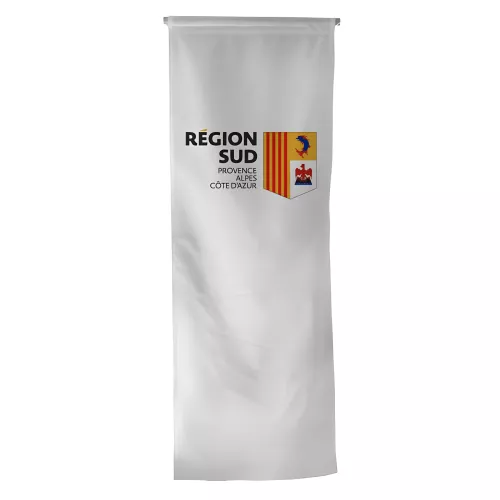 Oriflamme région Sud P.A.C.A en maille polyester
