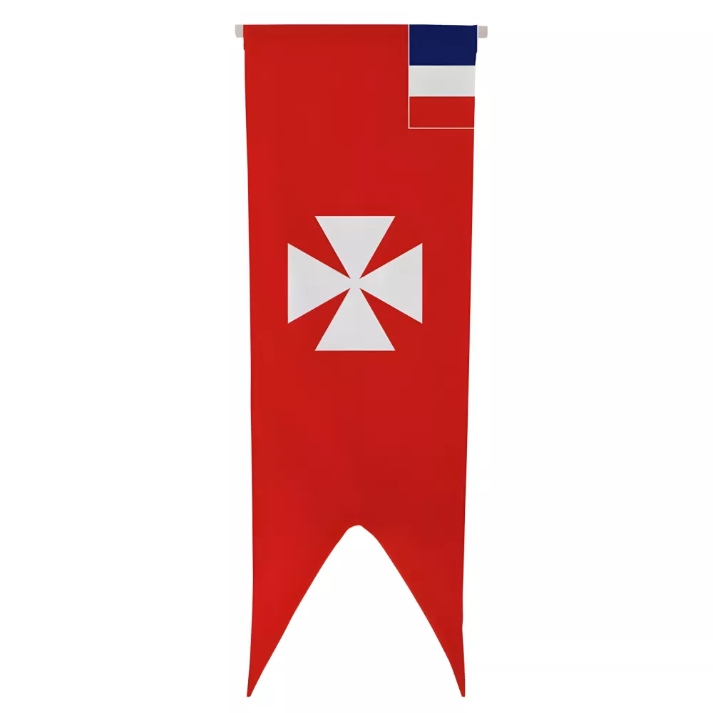 Oriflamme Wallis et Futuna en maille polyester