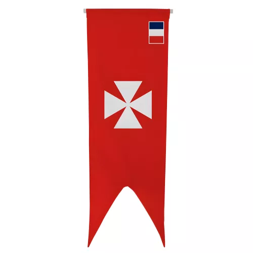 Oriflamme Uvea Wallis en maille polyester avec traverse