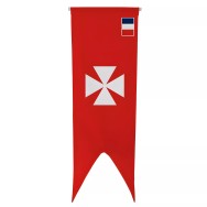 Oriflamme Uvea Wallis en maille polyester avec traverse