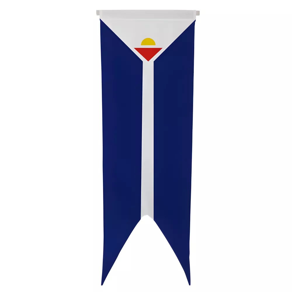 Oriflamme Saint-Martin en maille polyester 115 g/m²