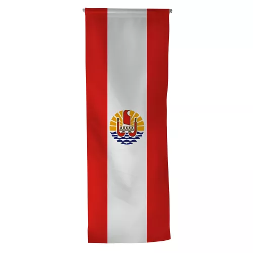 Oriflamme Polynésie en maille polyester 115 g/m²