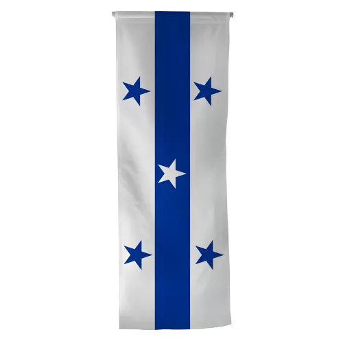 Oriflamme verticale Îles Gambier en maille polyester