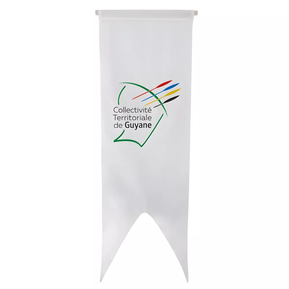 Oriflamme Collectivité de Guyane en maille polyester
