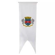 Oriflamme armoiries Saint-Barthélemy en maille polyester