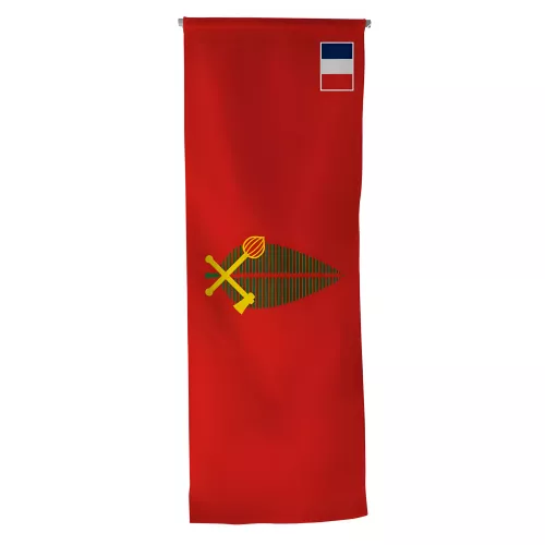 Oriflamme Alo en maille polyester avec traverse