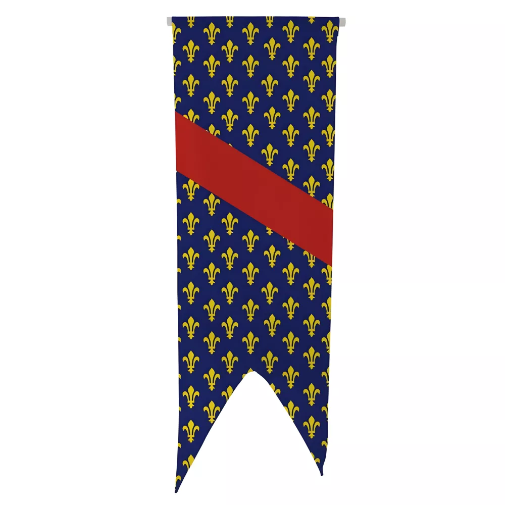 Oriflamme province Bourbonnais en maille polyester 115 g/m² Oriflamme province Bourbonnais en maille polyester 115 g/m²
