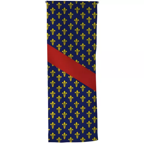 Oriflamme province Bourbonnais en maille polyester 115 g/m² Oriflamme province Bourbonnais en maille polyester 115 g/m²