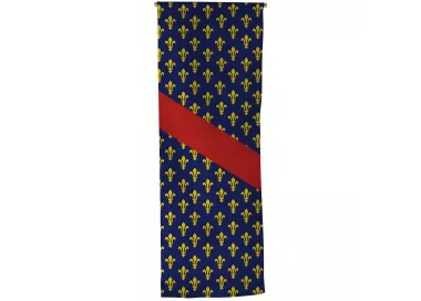 Oriflamme province Bourbonnais en maille polyester 115 g/m²