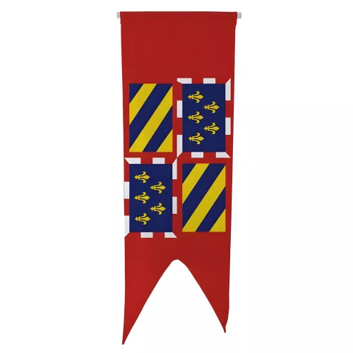 Oriflamme province Bourgogne en maille polyester 115 g/m²