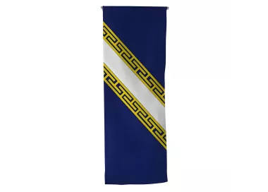 Oriflamme province Champagne en maille polyester avec traverse
