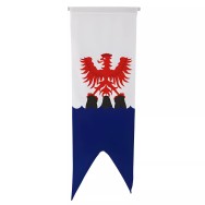 Oriflamme verticale province Comté de Nice en polyester
