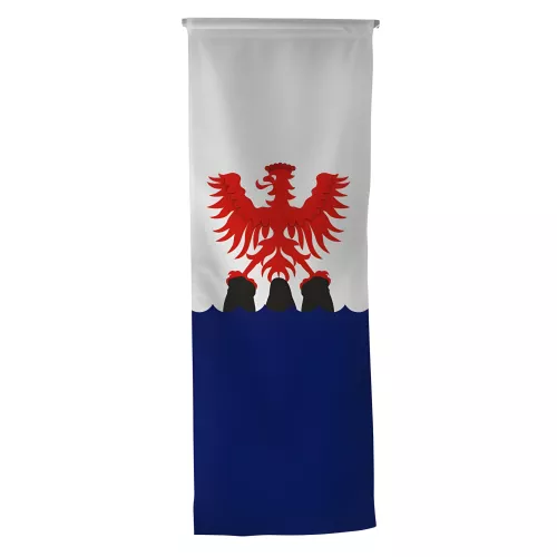Oriflamme verticale province Comté de Nice en polyester