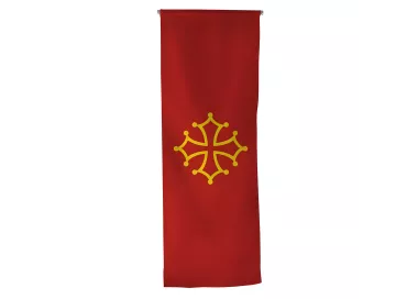 Oriflamme province Languedoc en maille polyester 115 g/m²