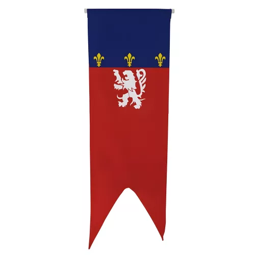 Oriflamme province Lyonnais en maille polyester 115 g/m²