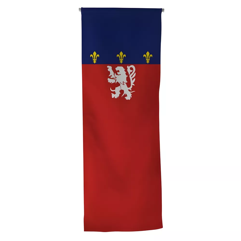 Oriflamme province Lyonnais en maille polyester 115 g/m² Oriflamme province Lyonnais en maille polyester 115 g/m²