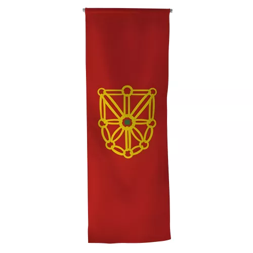 Oriflamme province Navarre en maille polyester 115 g/m²