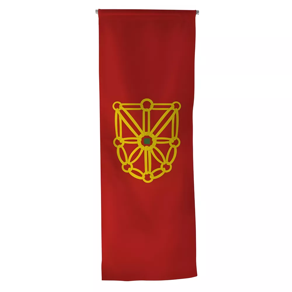 Oriflamme province Navarre en maille polyester 115 g/m² Oriflamme province Navarre en maille polyester 115 g/m²