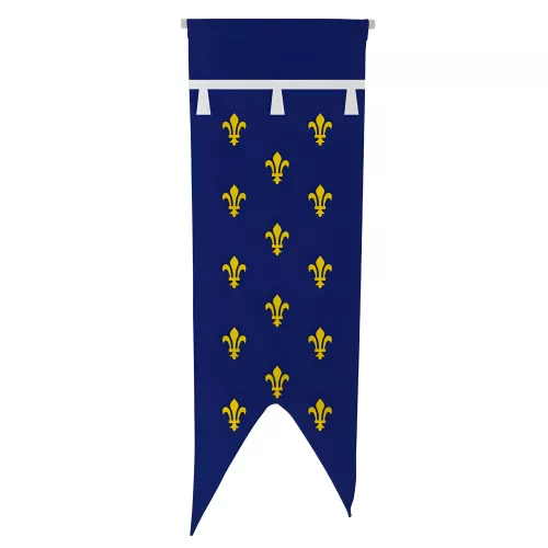 Oriflamme province Orléanais en maille polyester 115 g/m²