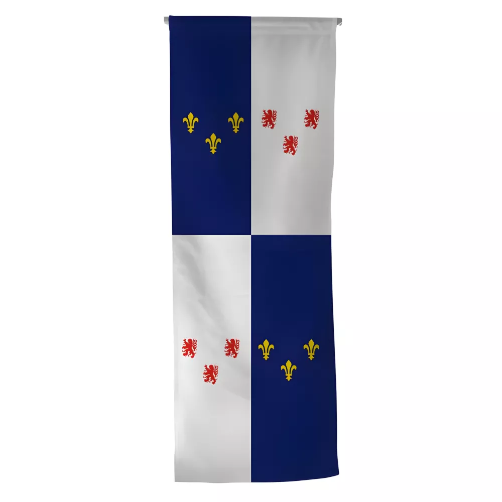 Oriflamme province Picardie en maille polyester