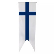 Oriflamme Finlande en maille polyester avec traverse