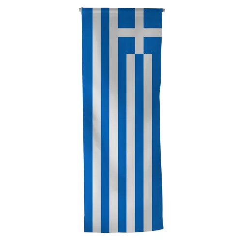 Oriflamme Grèce en maille polyester avec traverse