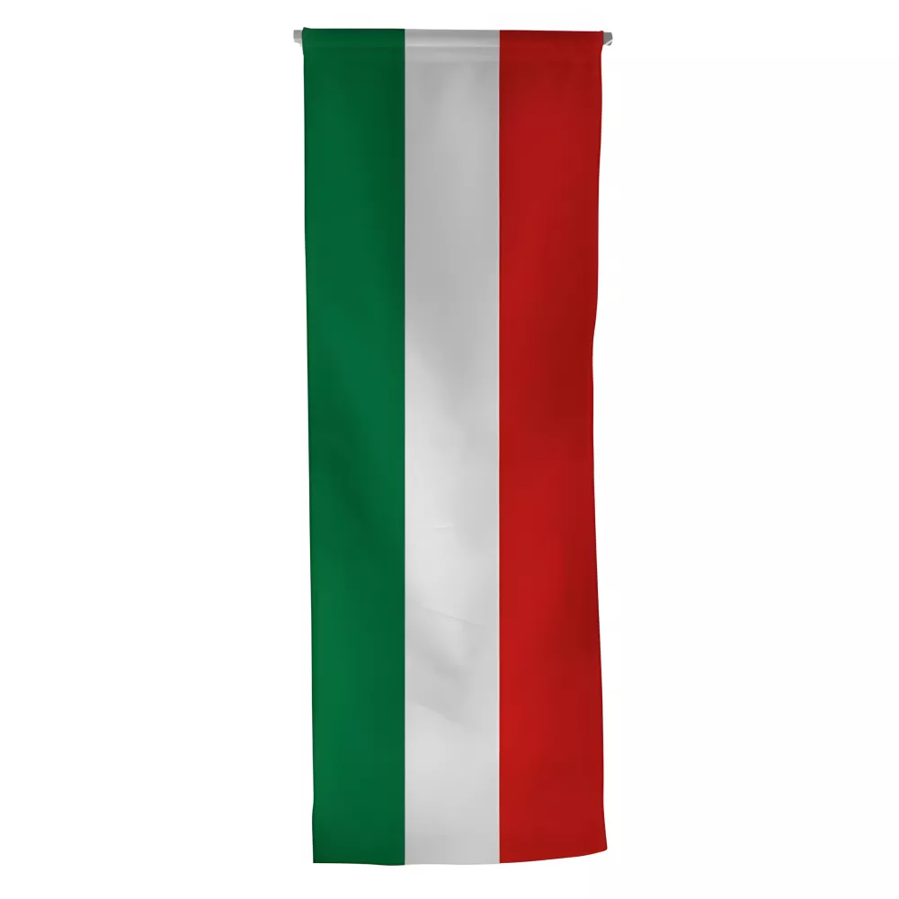 Oriflamme Hongrie en maille polyester avec traverse