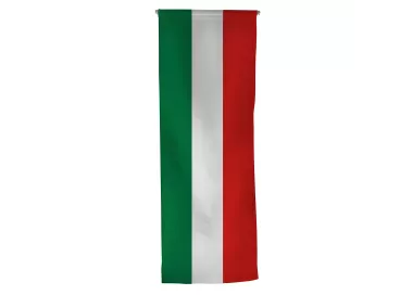 Oriflamme Hongrie en maille polyester avec traverse