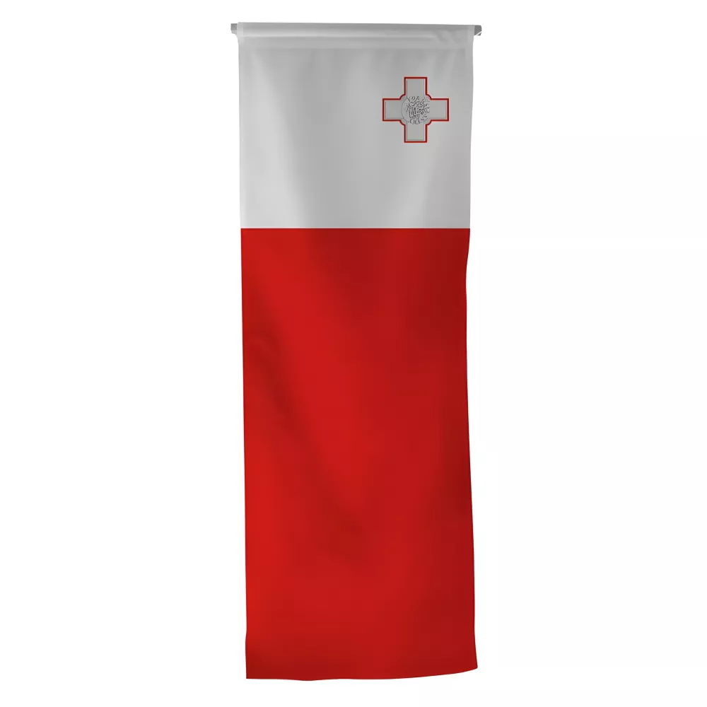 Oriflamme Malte en maille polyester personnalisable Oriflamme Malte en maille polyester personnalisable