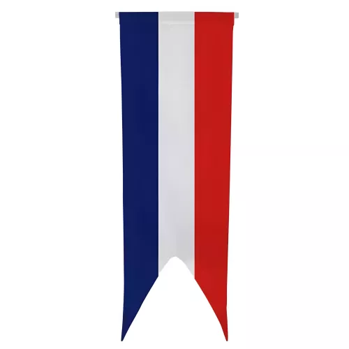 Oriflamme Pays-Bas en maille polyester avec traverse bois