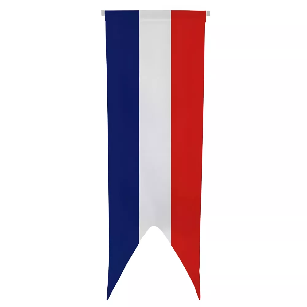Oriflamme Pays-Bas en maille polyester avec traverse bois Oriflamme Pays-Bas en maille polyester avec traverse bois