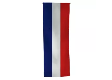 Oriflamme Pays-Bas en maille polyester avec traverse bois